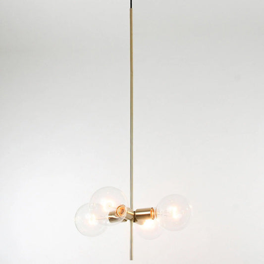 4 Globe Modern Linear Chandelier