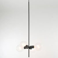 4 Globe Modern Linear Chandelier