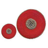 Large Wall Hanging - Red Beads