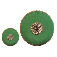 Boho Wall Art - Green Beads