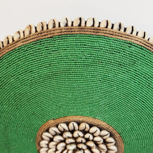 Boho Wall Art - Green Beads