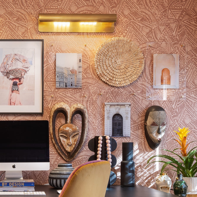 <h4>@bethdianasmith home office redesign featuring Porcupine Wall Basket</h4>