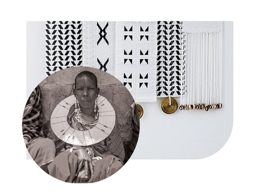 2 Stick Black Hanging Mobile Art