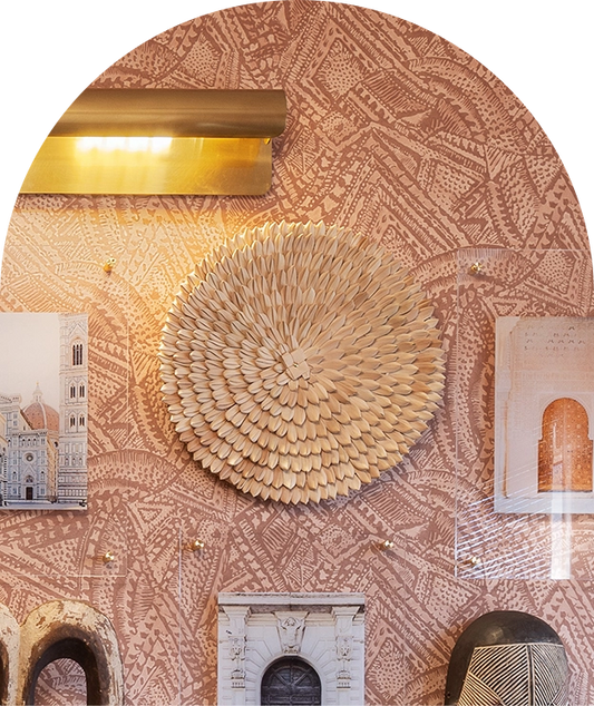 Hanging Wall Basket - Ndebele