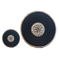 Black Wall Scupture - Wood