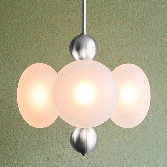 Allure 4 Cluster Glass Globe Pendant Light