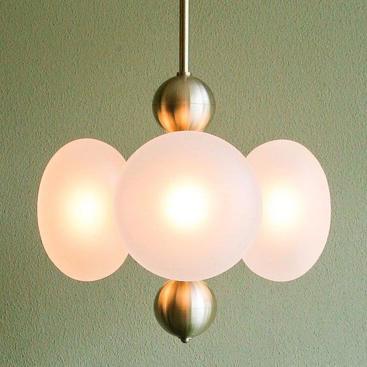 Allure 4 Cluster Glass Globe Pendant Light