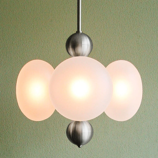 Allure 4 Cluster Glass Globe Pendant Light