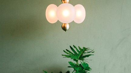 Allure 4 Cluster Glass Globe Pendant Light