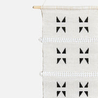 White Textured Wall Art - Triangles