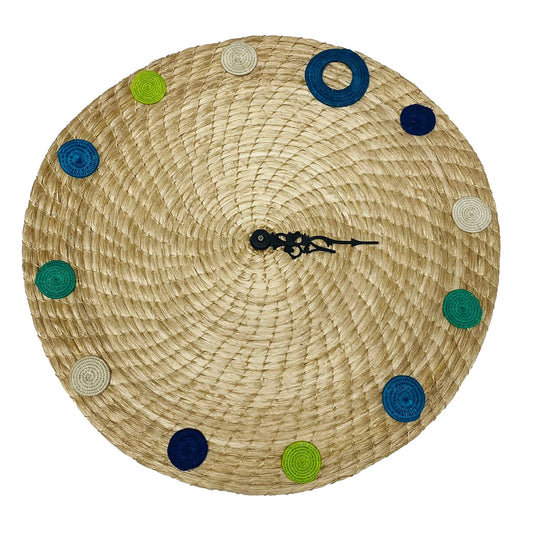 Blue Modern Wall Clock