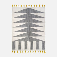 Gray Rug - Washable Cotton