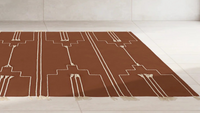 Rust Brown Rug - Wool