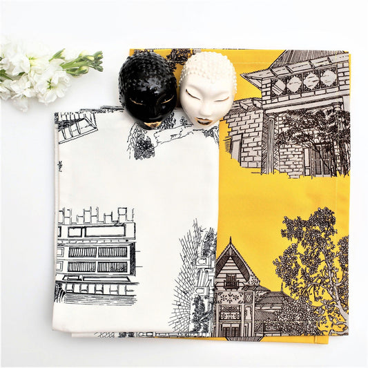 Landmark Yellow Placemats Set 2