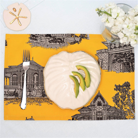 Landmark Yellow Placemats Set 2