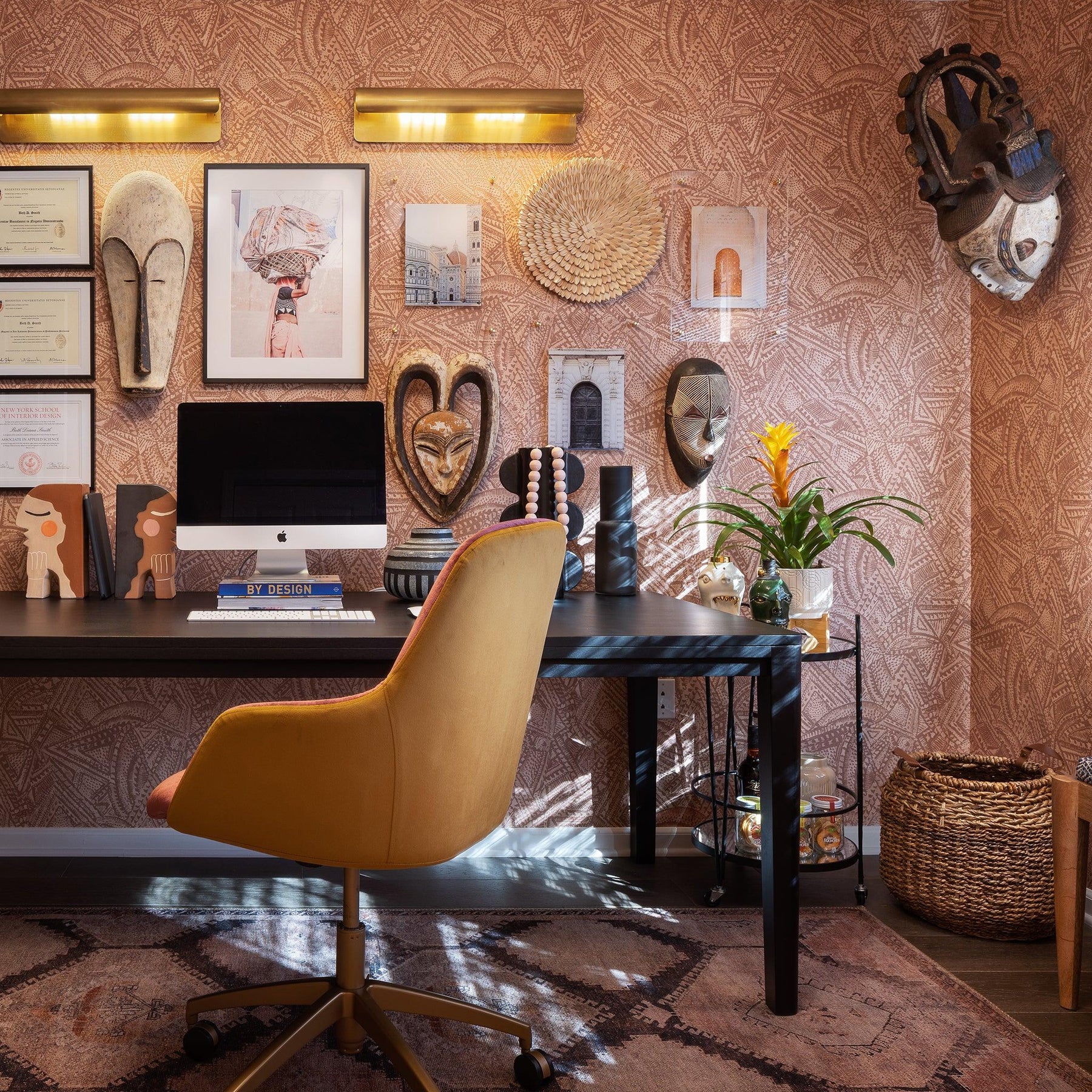BOHEMIAN OFFICE DECOR