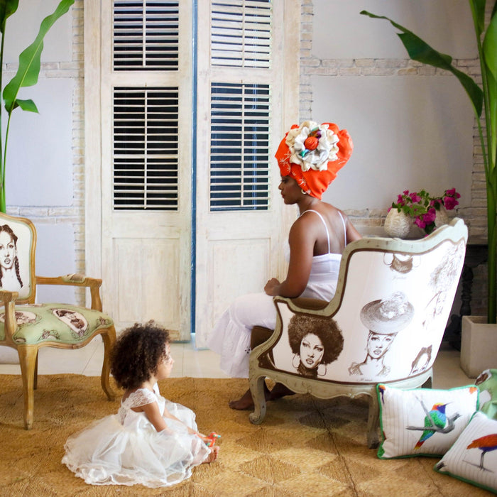 YAEL ET VALERIE’S ELEGANTLY DETAILED AFROCENTRIC FABRICS