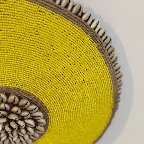 Hanging Wall Art - Yellow Beads