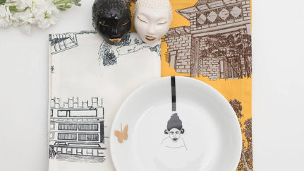 Nguka Luxury Dinnerware Sets - Plate, Salad Plate, Bowl, Mug