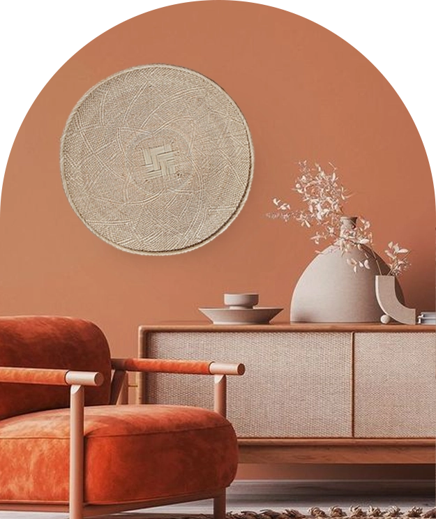 Wall Mounted Basket - Ndebele