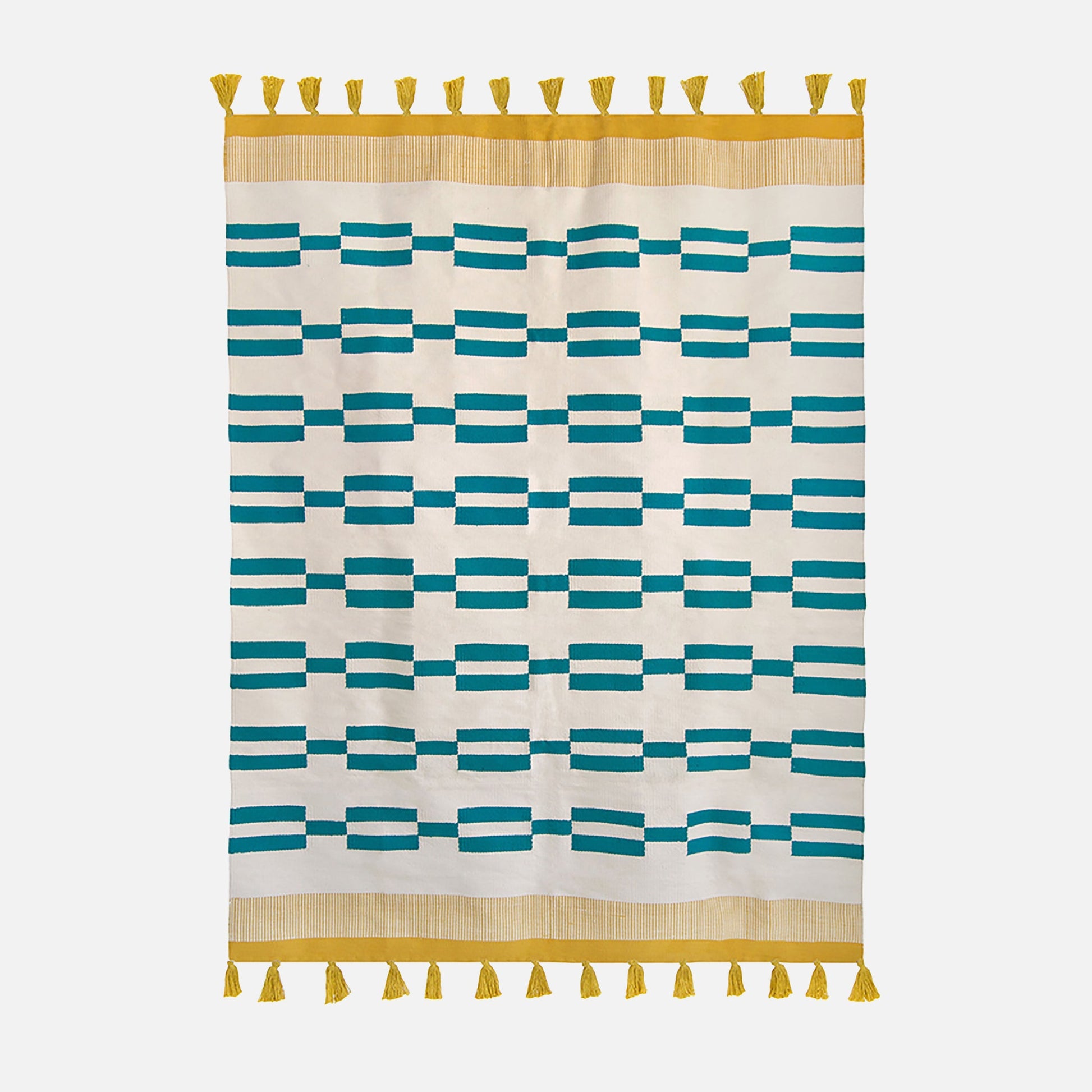 Teal rug