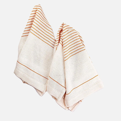 Abuna Yellow Tea Towels Set 2