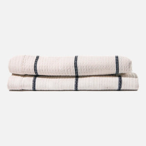 Addis Black White Bath Towels Set 2