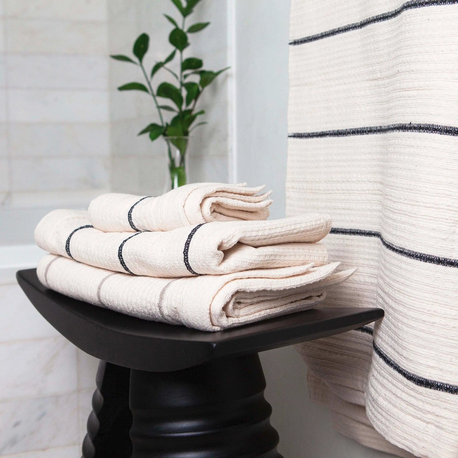 Addis Green Bath Towels Set 2