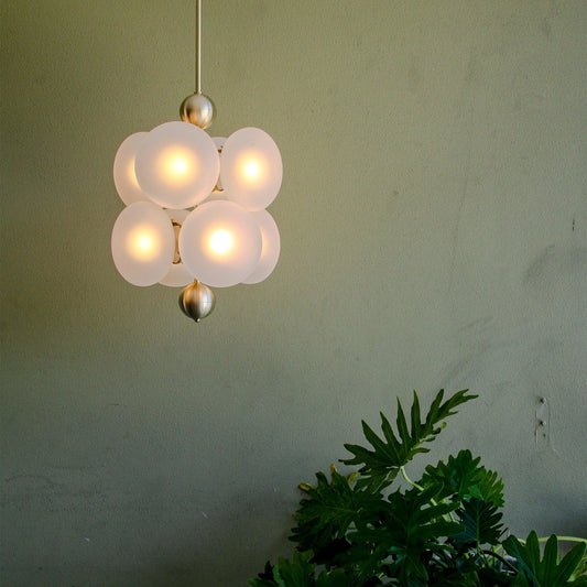 Allure Smoked Glass Pendant Light