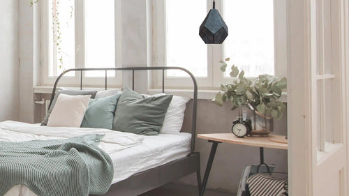 Almas Black Bedroom Light Fixture