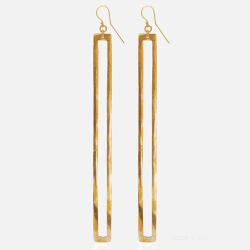 Aode Brass Funky Earrings