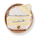 Baby Hooded Bath Towel Set 2 Gray Yellow