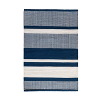 Navy Blue Bath Mat - Cotton