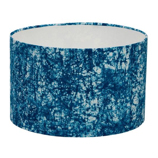Batik Blue Floor Lamp Shades