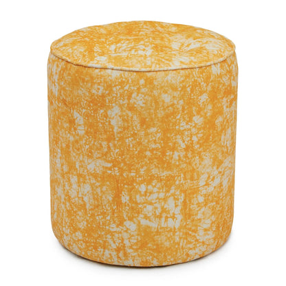 Batik Velvet Gold Ottoman