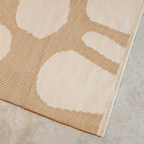 Beige Area Rug - Wool