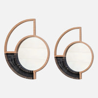 Big Mirror for Wall - Black Cord
