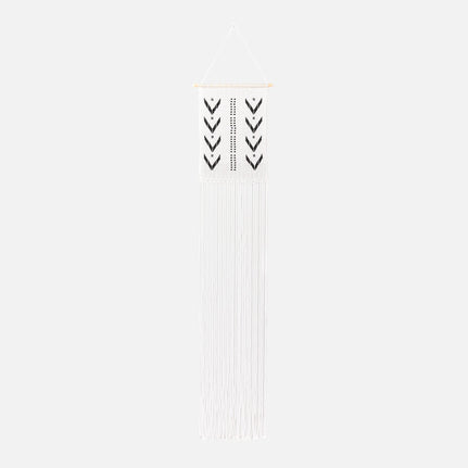 Black and White Wall Art - Long Dotted