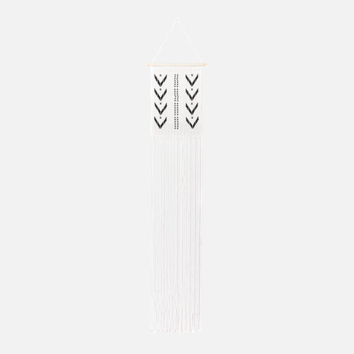 Black and White Wall Art - Long Dotted