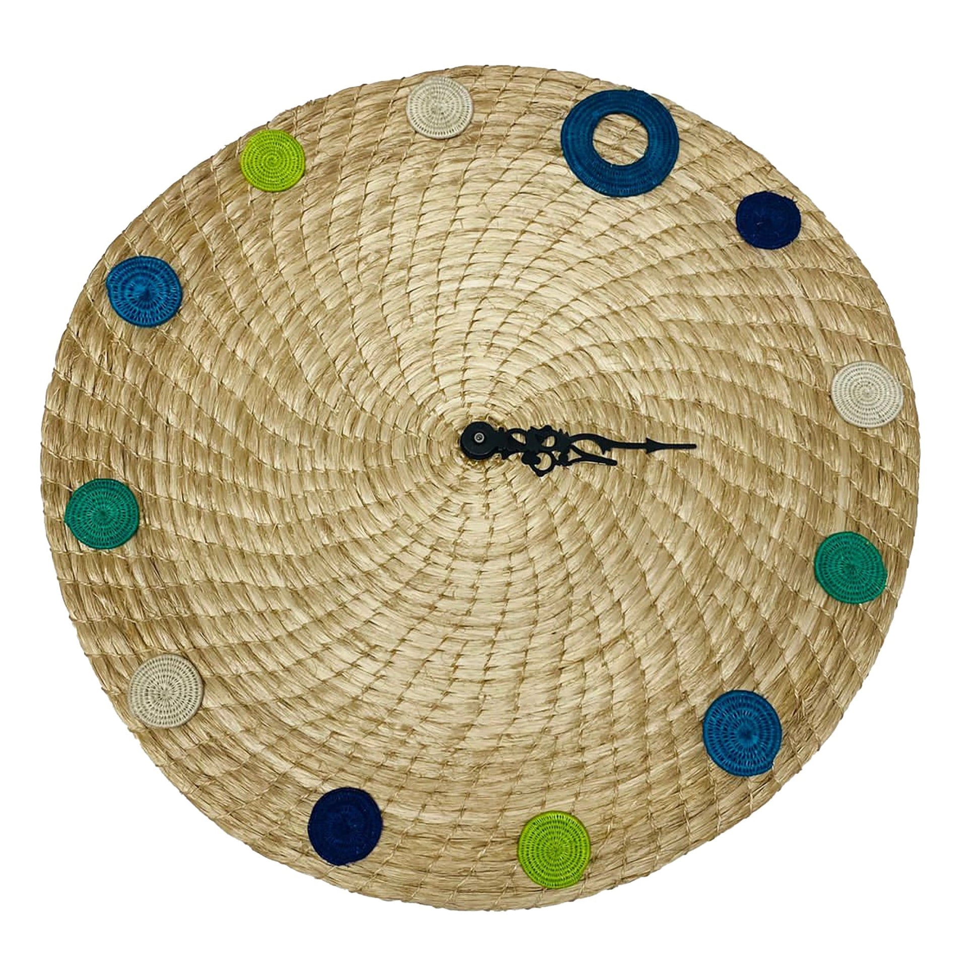 Blue Modern Wall Clock