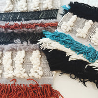 Turquoise Wool Boho Tapestry