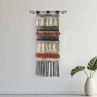 Turquoise Wool Boho Tapestry