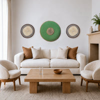 Boho Wall Art - Green Beads