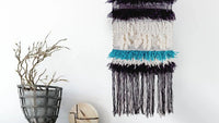 Turquoise Wool Boho Tapestry