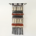 Turquoise Wool Boho Tapestry