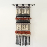 Turquoise Wool Boho Tapestry
