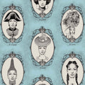 BWM Blue Pattern Fabric By The Yard