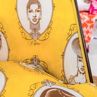 BWM Yellow Upholstery Fabric By The Yard