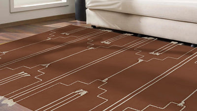 entry rug burgundy