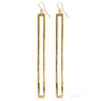 Aode Brass Funky Earrings